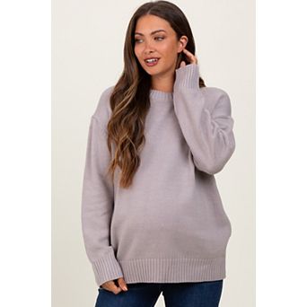 Maternity Soft Knit Basic Sweater