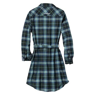 Women's Legendary Whitetails Plaid Flannel Button Down Dress