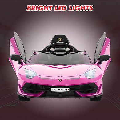 12V Kids Electric Car with Remote Control, LED Lights & Sound System, On Toy for Boys & Girls