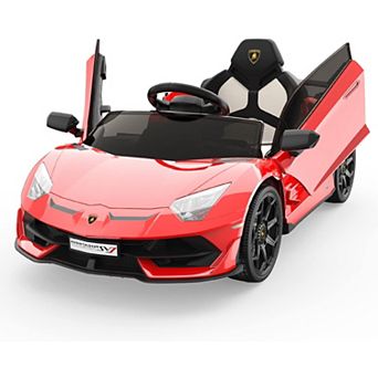 12V Kids Electric Car with Remote Control, LED Lights & Sound System, On Toy for Boys & Girls