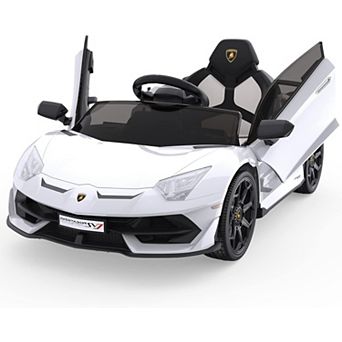 12V Kids Electric Car with Remote Control, LED Lights & Sound System, On Toy for Boys & Girls