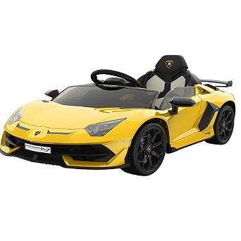 12V Kids Electric Car with Remote Control, LED Lights & Sound System, On Toy for Boys & Girls