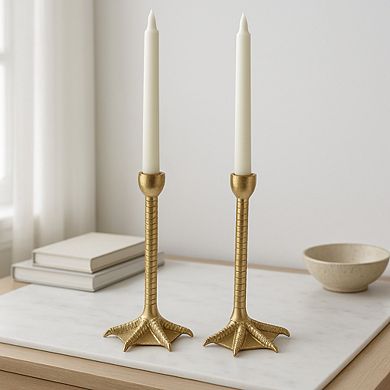 Decorative Candle Holders with Bird Claw Base
