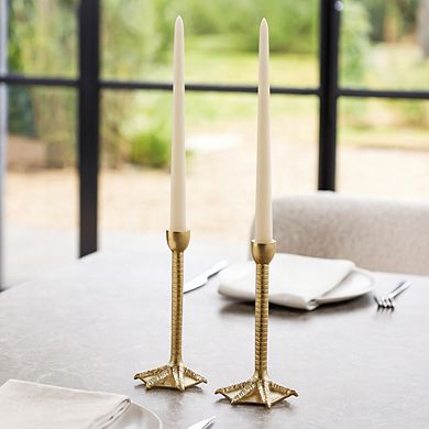 Decorative Candle Holders with Bird Claw Base