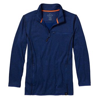 Men's Legendary Whitetails Outdoors Grid Fleece Half Zip Pullover