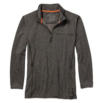 Men's Legendary Whitetails Outdoors Grid Fleece Half Zip Pullover