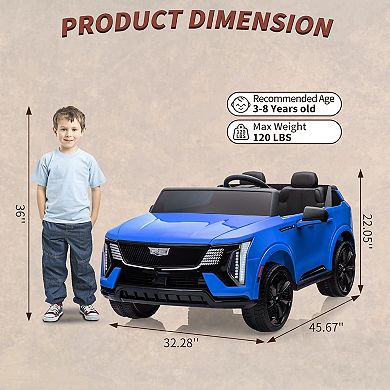 24V 2-Seater Kids Electric Car, Ride-On with Remote Control,4-Wheel Shock Absorbers for Smooth Ride