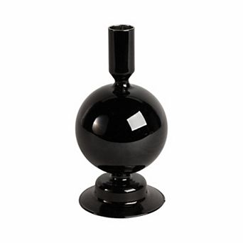Modern Candle Holder with Round Bubble Sculptural Base