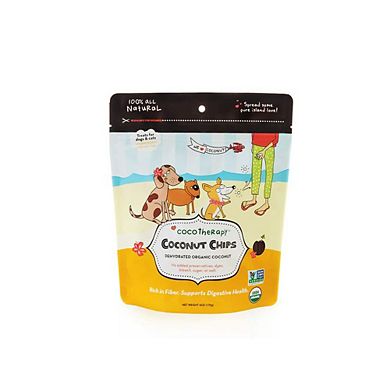 Coco Therapy Coconut Chips - 6 oz (2 Pack) 100% natural
