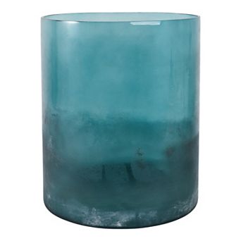 Decorative Glass Pillar Candle Holder With Modern Cylindrical Design
