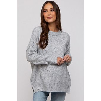 Maternity Speckled Knit Sweater