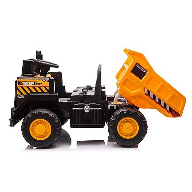 Whisen 24V 2-Seater Kids Electric Ride-On Engineering Vehicles W/Remote Control