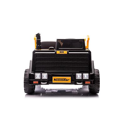 Whisen 24V 2-Seater Kids Electric Ride-On Engineering Vehicles W/Remote Control