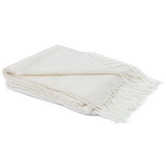 Cheer Collection Ultra Soft Knit Throw Blanket with Fringe Edges Lightweight and Cozy 50 x 60 in