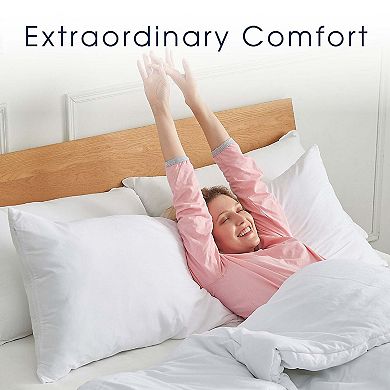 Cheer Collection Hypoallergenic Down Alternative Premium 20 X 54 Side Body Pillow Washable Cover