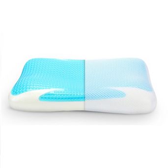 Cheer Collection Gel Memory Foam Cooling Pillow Breathable Support for Neck and Shoulder Relief