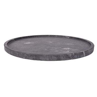 Saboga Home™ Decorative Round Marble Tray