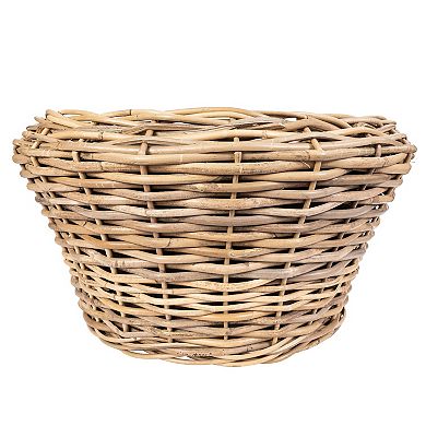 Saboga Home™ Round Tapered Planter with Black Plastic Insert