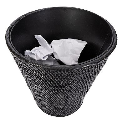 Saboga Home™ Round Tapered Waste Basket with Metal Liner