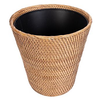 Saboga Home™ Round Tapered Waste Basket with Metal Liner
