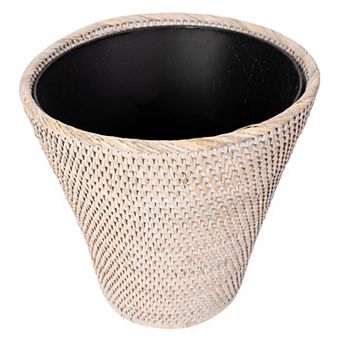 Saboga Home™ Round Tapered Waste Basket with Metal Liner