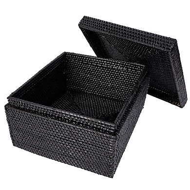 Saboga Home™ Storage Box with Lid - Flat File Organizer