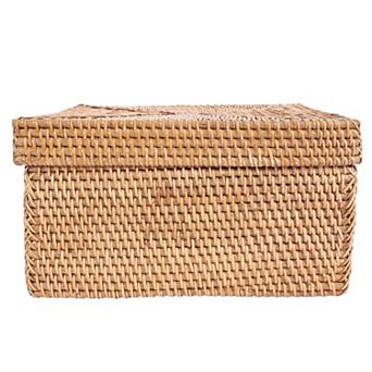 Saboga Home™ Storage Box with Lid - Flat File Organizer