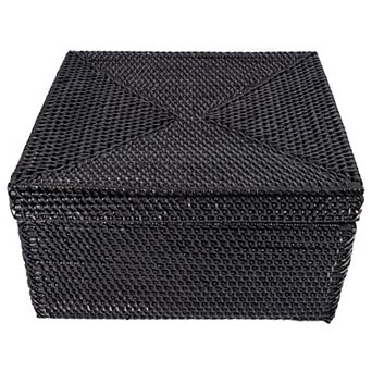 Saboga Home™ Storage Box with Lid - Flat File Organizer