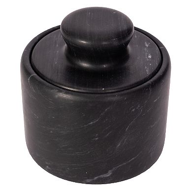 Saboga Home™ Marble Salt Cellar with Lid