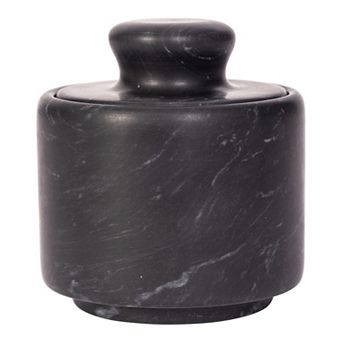 Saboga Home™ Marble Salt Cellar with Lid
