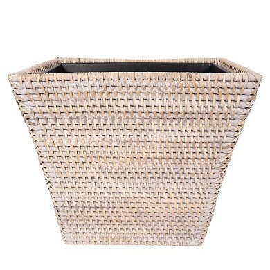Saboga Home™ Rectangular Tapered Waste Basket with Metal Liner