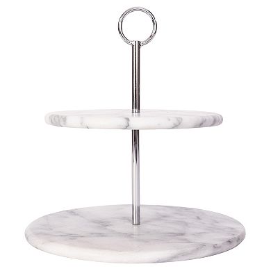 Saboga Home™ 2-Tier Round Dessert Plate