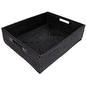 Saboga Home™ Rectangular Basket with Cutout Handles
