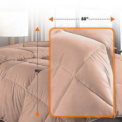 Cheer Collection All-Season Down Alternative Comforter Ultra Soft, Lightweight & Machine Washable