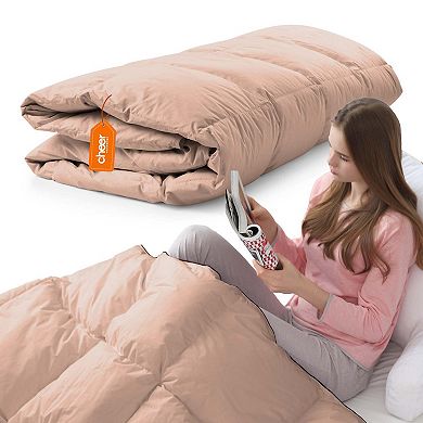 Cheer Collection All-Season Down Alternative Comforter Ultra Soft, Lightweight & Machine Washable