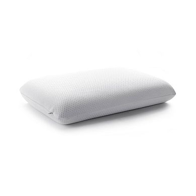 Cheer Collection Memory Foam Bed Pillow with Zip-Off Cover for Pressure Relief and Better Sleep