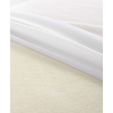 Cheer Collection Memory Foam Bed Pillow with Zip-Off Cover for Pressure Relief and Better Sleep