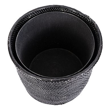 Saboga Home™ Round Waste Basket with Metal Liner