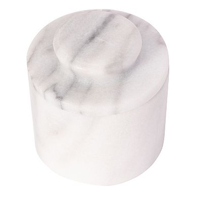 Saboga Home™ White Marble Butter Keeper