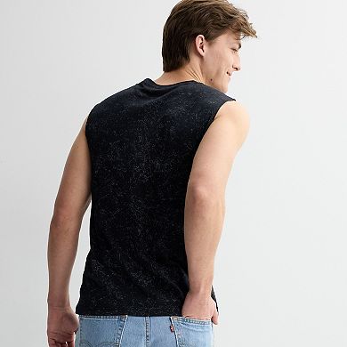 Men's Pink Floyd 1973 Moon Graphic Muscle Tank Top