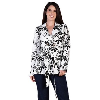 Women's Relaxed Fit Wrap Blazer