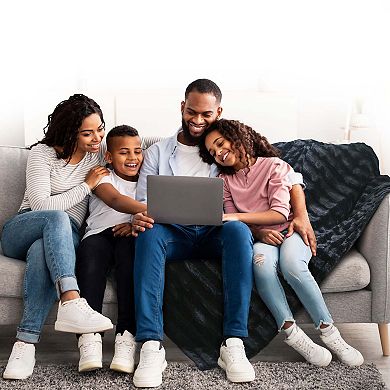 Cheer Collection Faux Fur Blanket, Luxurious Blanket & Throw For Couch