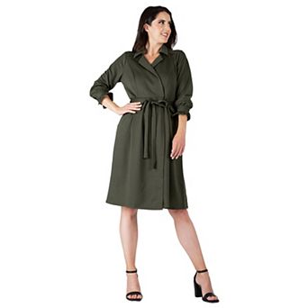 Women's Long Sleeve Wrap Dress