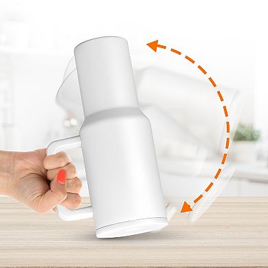 Cheer Collection 40oz Leakproof Insulated Tumbler with Straw and Handle