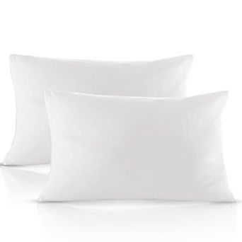 Cheer Collection Set of 2 Feather Down Throw Pillow Inserts for Couch Bed and Decorative Shams
