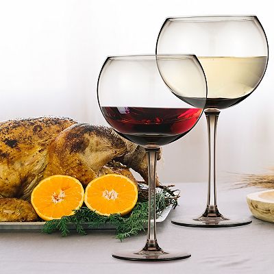 acrylic wine glass tumblers Classic Curved Acrylic Glasses– Nautical Luxuries main image 1