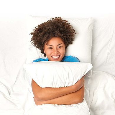 Cheer Collection Set of 2 Feather Down Throw Pillow Inserts for Couch Bed and Decorative Shams