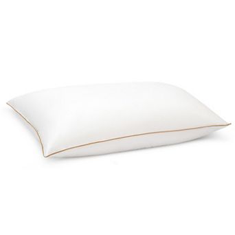 Cheer Collection Feather Down Sleeping Pillow with Cotton Shell for Soft, Supportive Daily Comfort