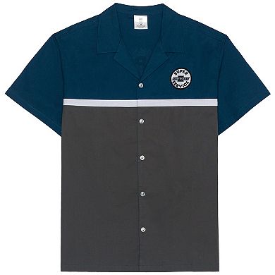 Men's Chevrolet Super Service Graphic Short Sleeve Button-Down Shirt