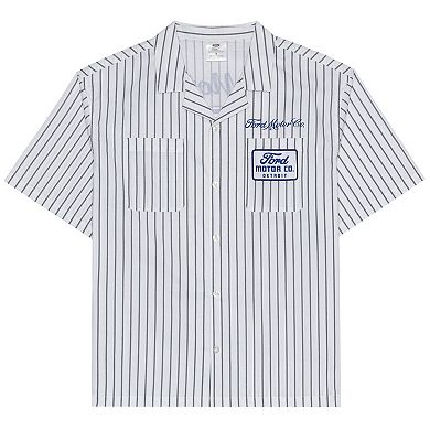 Men's Ford Motor Co. Striped Graphic Short Sleeve Button-Down Shirt